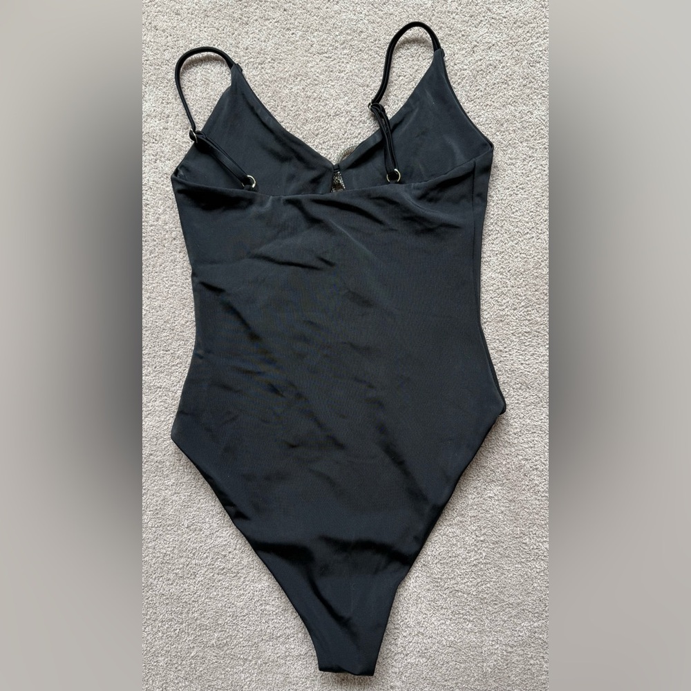 Beach Riot X Madison LeCroy - Black - ONE-PIECE PRISCILLA - NWT - Picture 2 of 7